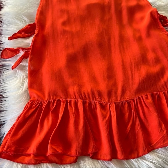 CHELSEA28 Tayla Swim Cover Up Sz Small Side Tie Short Dress Size NWT Beach - Picture 4 of 8